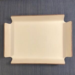Gently Used White Wooden Sebastian Danmark Tray
